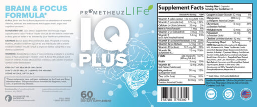 IQ Plus – Brain and focus formula