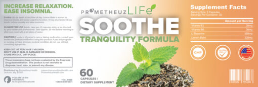 Soothe Tranquility Formula 60 Capsules